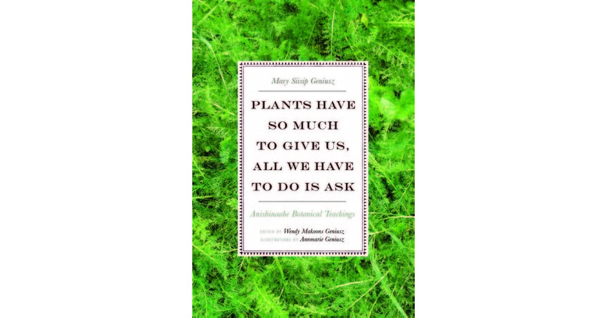 Plants Have So Much to Give Us, All We Have to Do Is Ask Anishinaabe