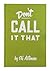 Don't Call It That: A Naming Workbook (Second Edition)