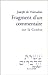 Fragment d'un commentaire sur la genese