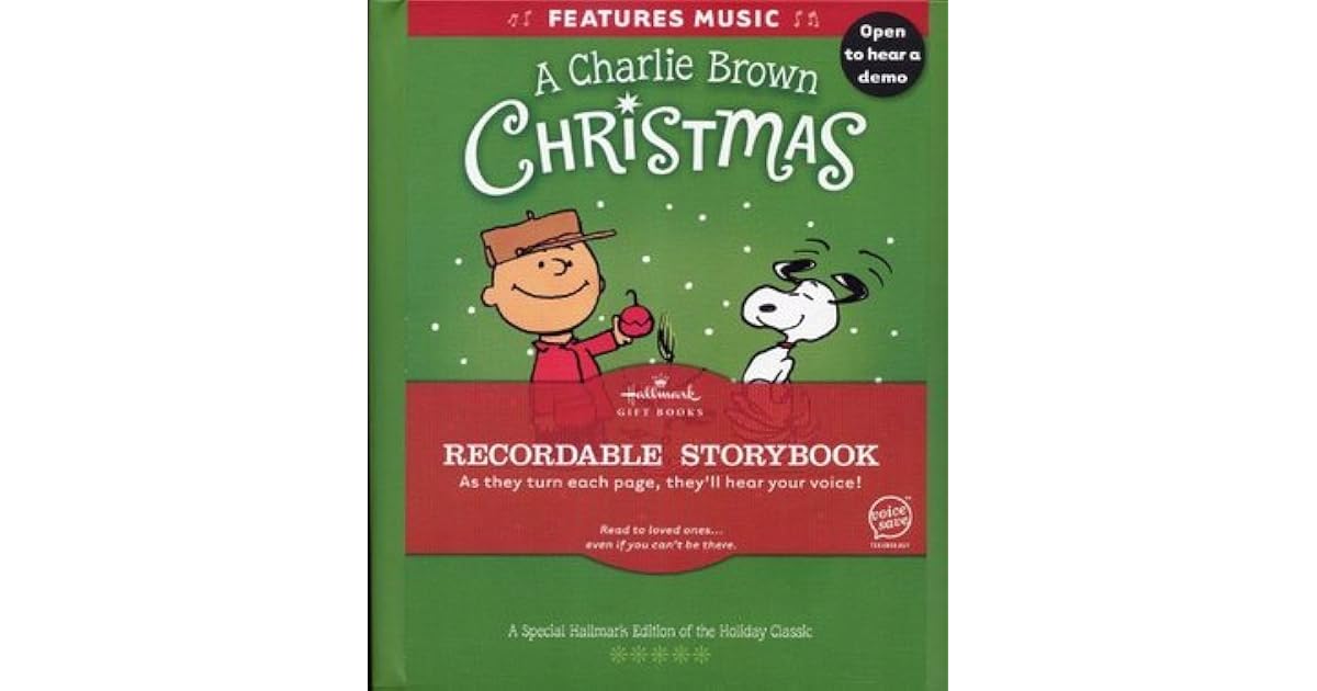 A Charlie Brown Christmas Hallmark Recordable Storybook by Charles M