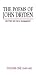 The Poems of John Dryden: Volume One: 1649-1681