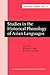 Studies in the Historical Phonology of Asian Languages (Current Issues in Linguistic Theory)