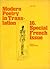 Modern Poetry In Translation 16. Special French Issue by Anthony Rudolf