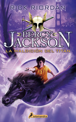 Portada de La maldición del titán, de Rick Riordan