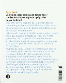Veintidós consejos sobre tipografía