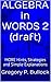 ALGEBRA in WORDS 2 by Gregory P. Bullock