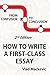 From Confusion to Conclusion: How to Write a First-Class Essay (2nd Edition)
