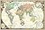 Antique Style World Wall Ma...