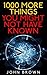1000 More Things You Might Not Have Known