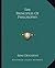 The Principles Of Philosophy
