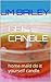 GEL CANDLE: home maid do it yourself candle