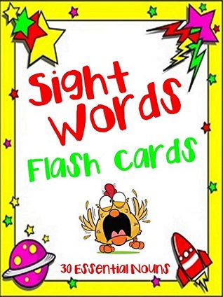 Sight Words Flash Cards for Kindergarten: 30 Sight Word Nouns Essential