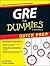GRE For Dummies Quick Prep