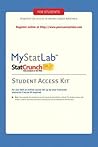 MyStatLab Student Access Kit: Including Statcrunch