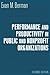 Performance and Productivity in Public and Nonprofit Organiza... by Evan M. Berman