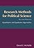Research Methods for Political Science by David E. McNabb