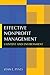 Effective Nonprofit Management