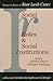 Social Roles and Social Institutions: Essays in Honor of Rose Laub Coser