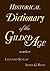 Historical Dictionary of the Gilded Age