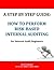 A Step By Step Guide: How to Perform Risk Based Internal Auditing for Internal Audit Beginners