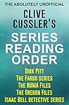 Unofficial Series List - Clive Cussler - In Order: Dirk Pitt, The Oregon Files, The NUMA Files, Fargo series, and Isaac Bell Detective