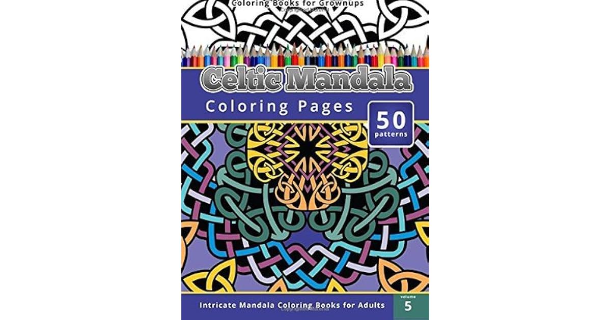 Celtic Mandala Coloring Pages: Intricate Mandala Coloring Books for
