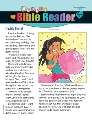 Weekly Bible Reader® Summer 2015 (HeartShaper® Children s Curriculum)