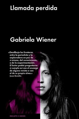 Portada de Llamada perdida, de Gabriela Wiener