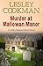 Murder at Mallowan Manor by Lesley Cookman