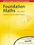 Foundation Maths by Anthony Croft