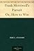 Frank Merriwell's Pursuit O...