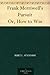 Frank Merriwell's Pursuit Or, How to Win