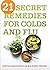 21 Secret Remedies for Colds and Flu by Siloam