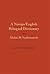 A Navajo/English Bilingual Dictionary: Alchini Bi Naaltsoostsoh
