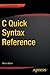 C Quick Syntax Reference