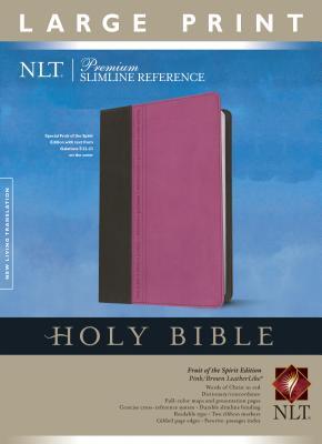 Premium Slimline Reference Bible NLT, Large Print, TuTone