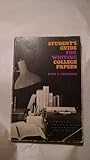 Student's Guide for Writing College Papers