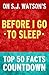 Before I Go To Sleep: Top 50 Facts Countdown