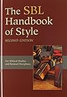 The SBL Handbook of Style by Society of Biblical Literature