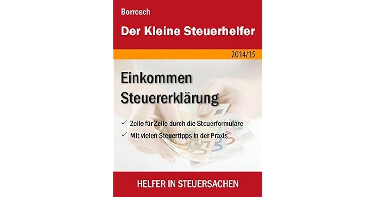 Der Kleine Steuerhelfer By Friedrich Borrosch