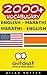 2000+ English - Marathi Marathi - English Vocabulary