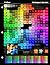 Web Design Color Reference Card (HTML, RGB Chart)