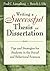 Writing a Successful Thesis or Dissertation: Tips and Strategies for Students in the Social and Behavioral Sciences