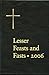 Lesser Feasts and Fasts 2006 by Church Publishing