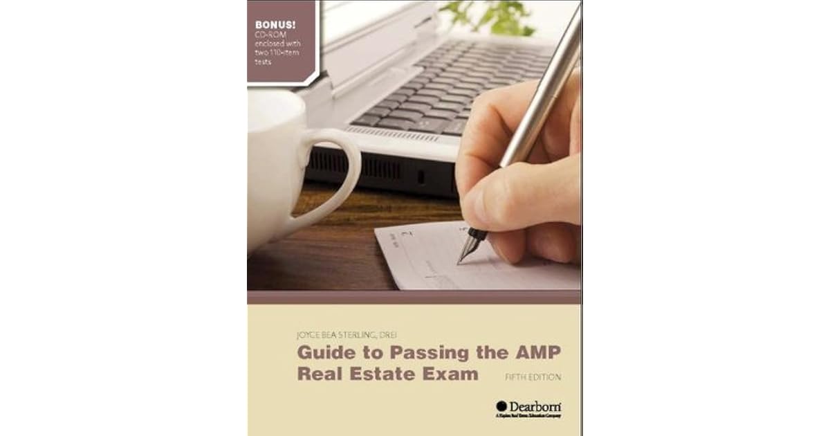 Guide To Passing The Amp Real Estate Exam Fifth Edition By Joyce Sterling