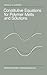 Constitutive Equations for ...