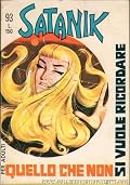 Satanik n. 93: Quello che non si vuole ricordare