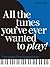 More Of... All The Tunes You've Ever Wanted To Play (All the Tunes Piano Music)