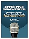 Effective Announcements: Leverage 5 Minutes in Every Church Service to Move People to Action
