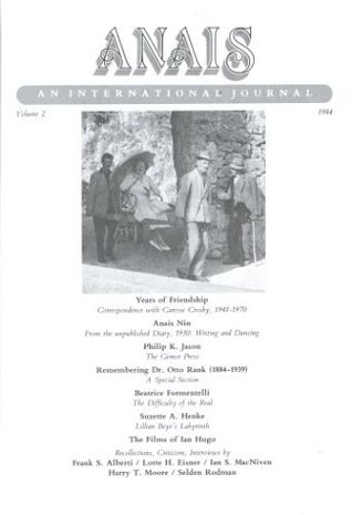 Anais: An International Journal: Vol. 2, 1984 (Paperback)